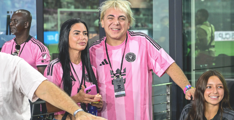 Cristian Castro se deja ver en el Inter Miami alentando a Messi