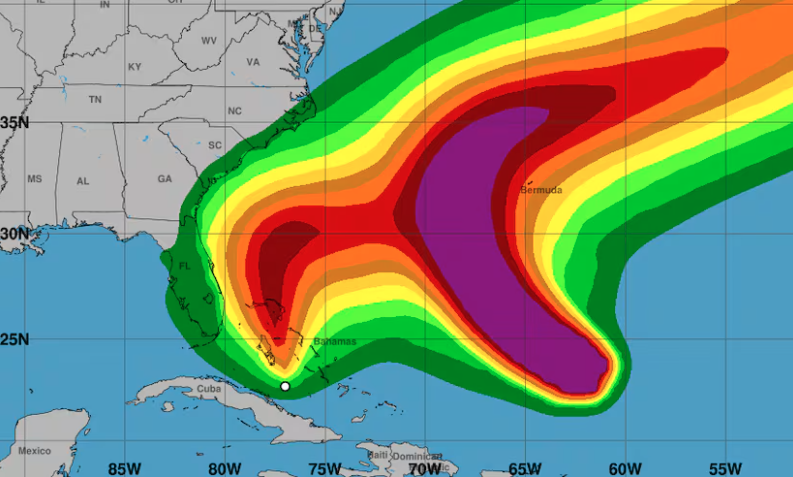 Cancelan vigilancia de tormenta tropical para la costa este de Florida