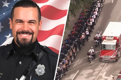 Miami se detuvo para despedir al sargento David Cajuso