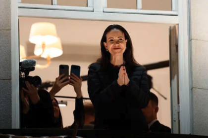 María Corina Machado llega a Oslo